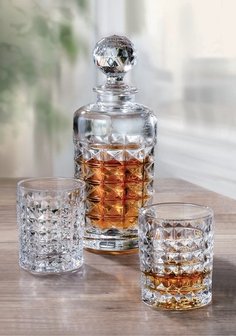 Whiskey Karaf Diamond - Crystal - 650 ml.
