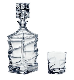 Crystal Bohemia Whiskey set Sail - Kristal - 500 ml. + 240 ml.- ( 1+6 )