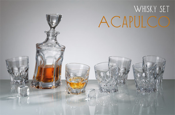 Whiskey Set Acapulco - 650+320ml - 1+6
